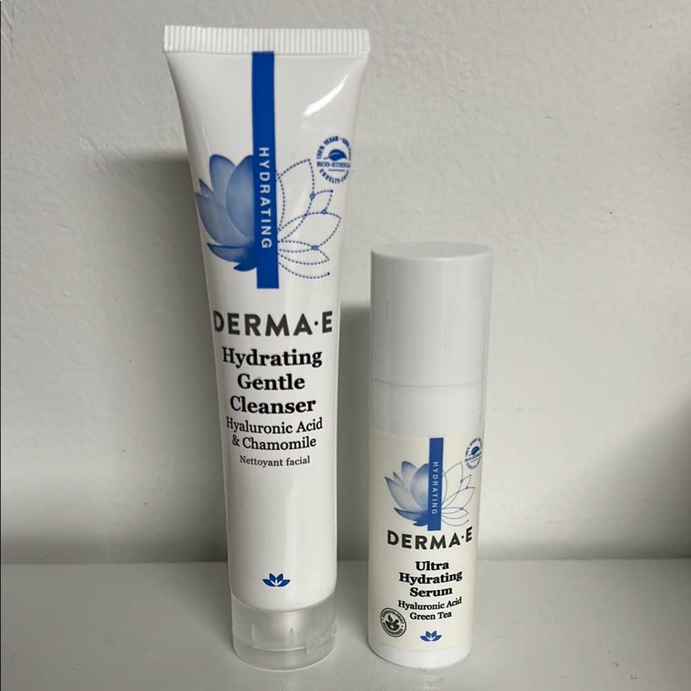 Deluxe Sample Derma-E Hydrating Gentle Cleanser and Ultra Hydrating Serum Set